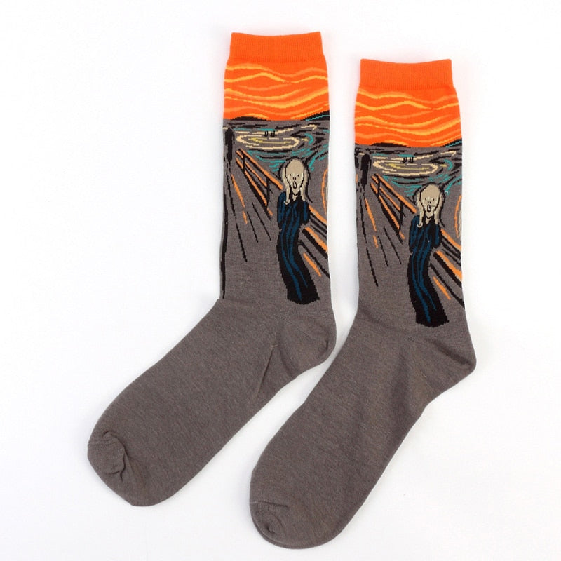 Retro Painting Unisex Socks