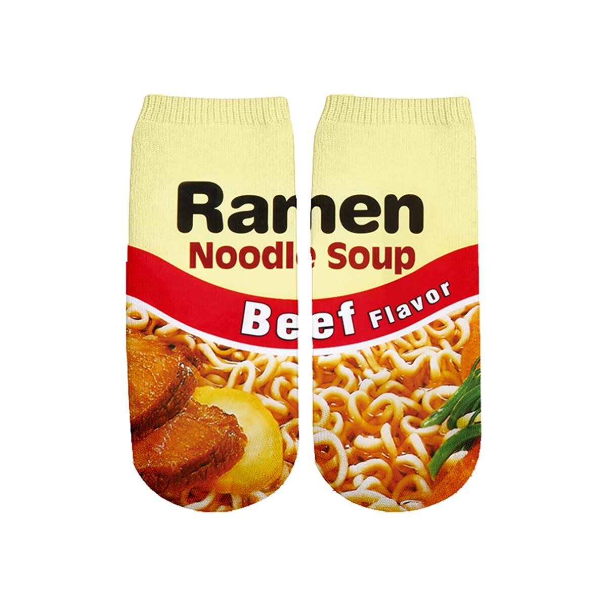 Ramen Noodles Fun Socks