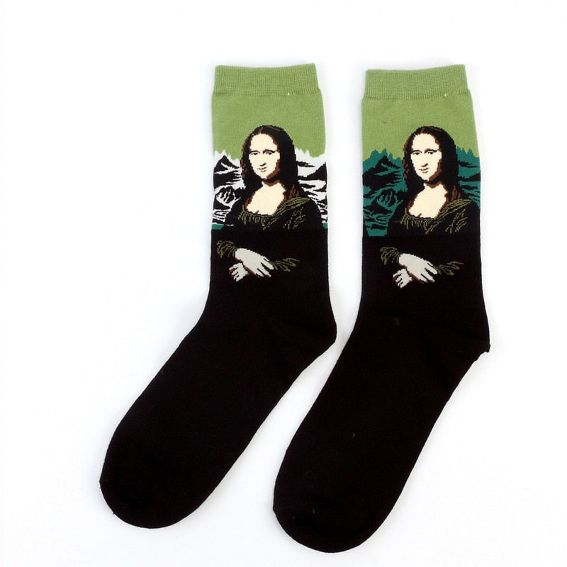 Retro Painting Unisex Socks