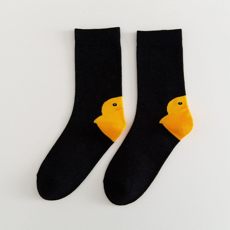 Duck and Duckling Socks