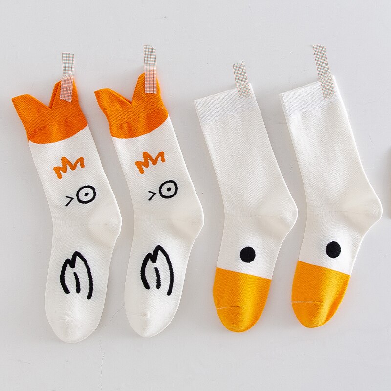 Duck and Duckling Socks