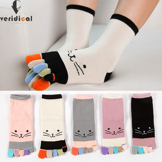 Women’s Cat face Toe Socks