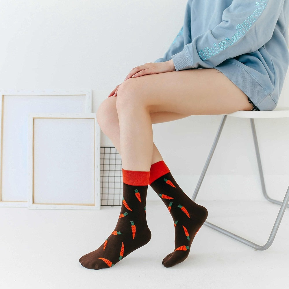 Bamboo and Organic Cotton Fun Print Socks