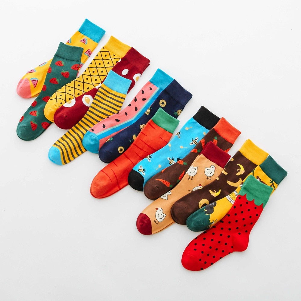 Bamboo and Organic Cotton Fun Print Socks