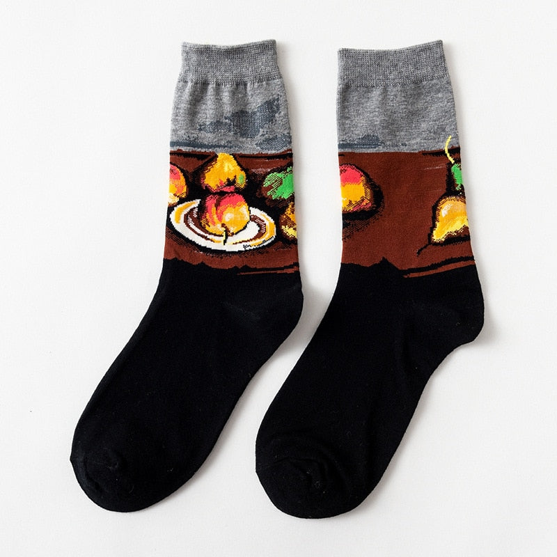 Retro Painting Unisex Socks