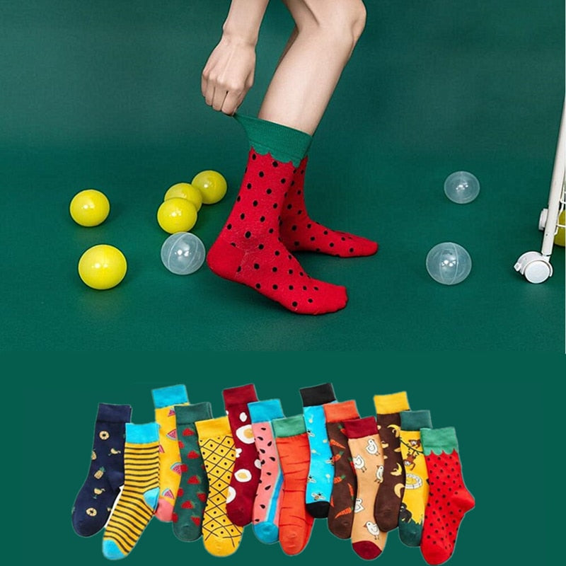 Bamboo and Organic Cotton Fun Print Socks