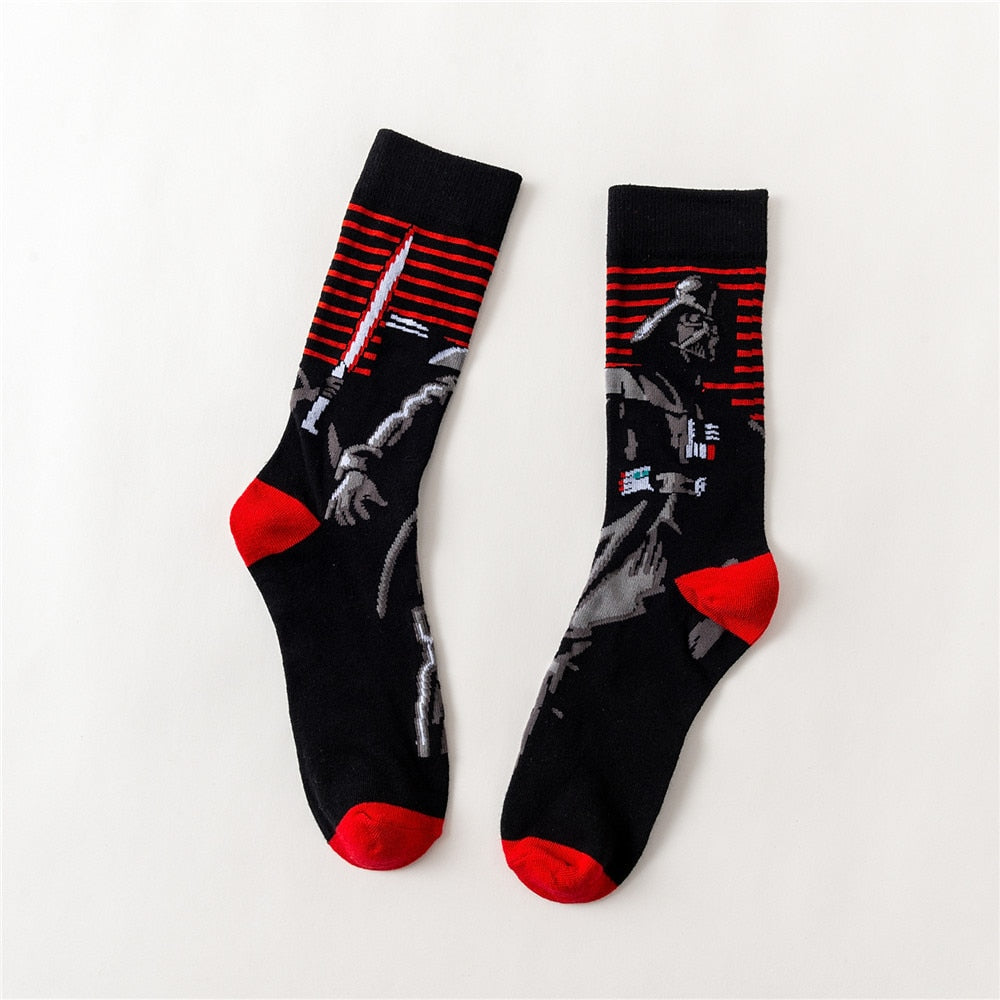 Star Wars Movie, Master Yoda, R2-D2, Cosplay, Wookie, Novelty Unisex Socks