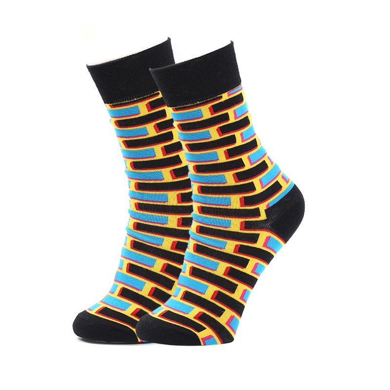 Men's Cotton Socks, Gradient Color