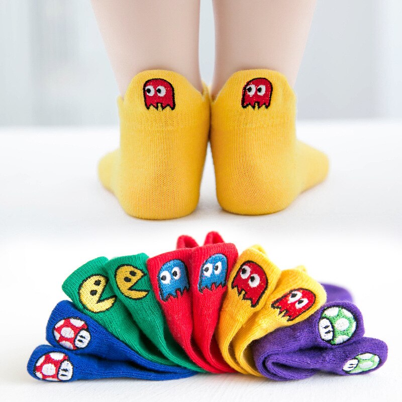 Joyful Socks for ages 13mo-12years. Five pair bundle.