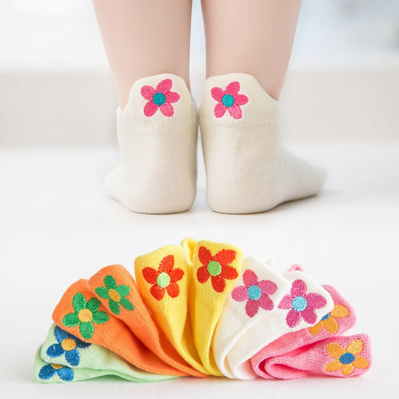 Joyful Socks for ages 13mo-12years. Five pair bundle.