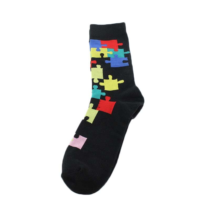 Cotton Fun Print Tube Socks, Unisex