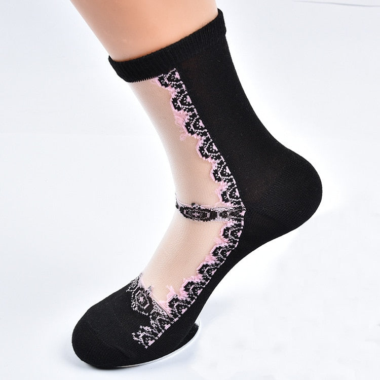 Women's Lace Ruffle Socks