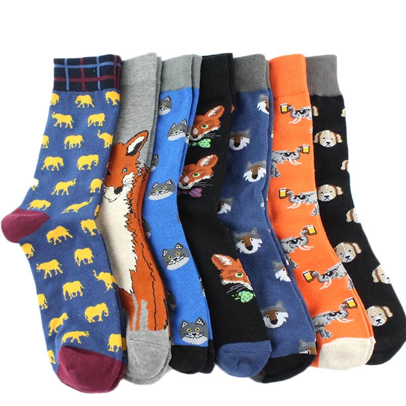 Cotton Fun Print Tube Socks, Unisex