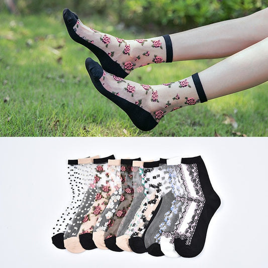 Women's Lace Ruffle Socks