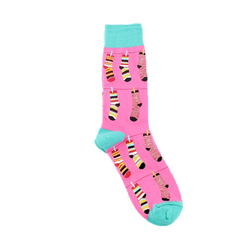 Cotton Fun Print Tube Socks, Unisex