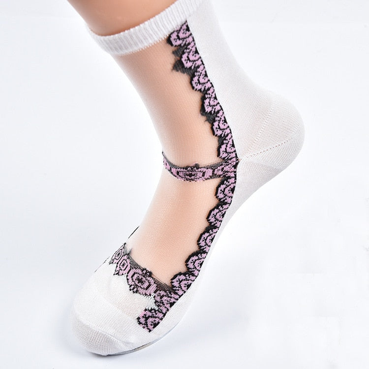 Women's Lace Ruffle Socks