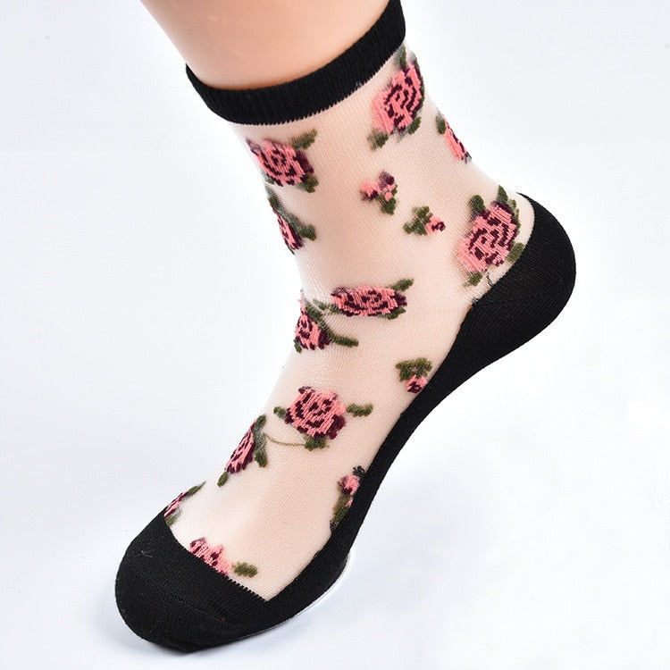 Women's Lace Ruffle Socks