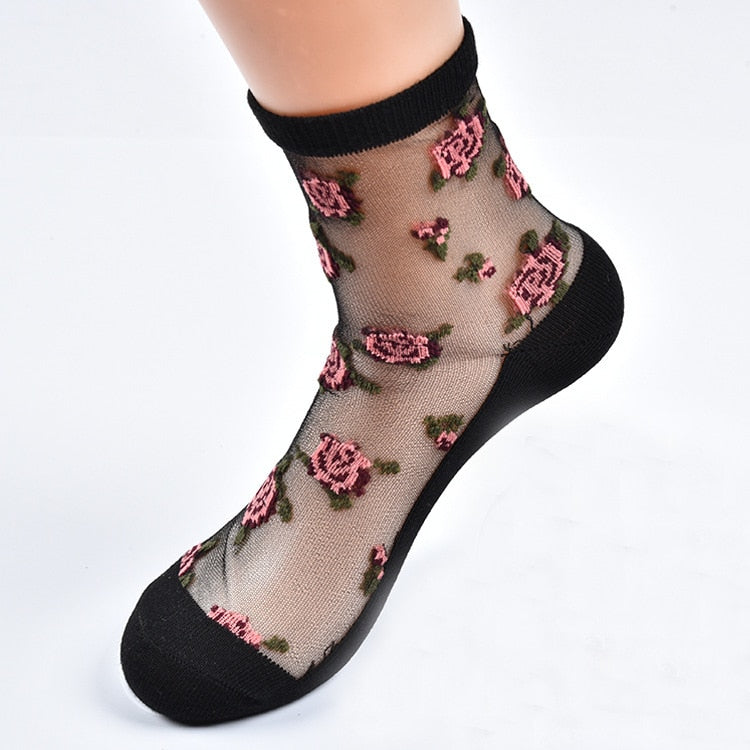 Women's Lace Ruffle Socks