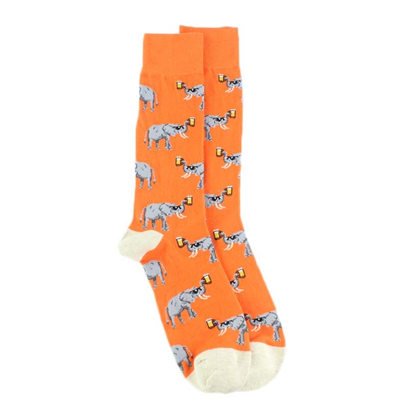 Cotton Fun Print Tube Socks, Unisex