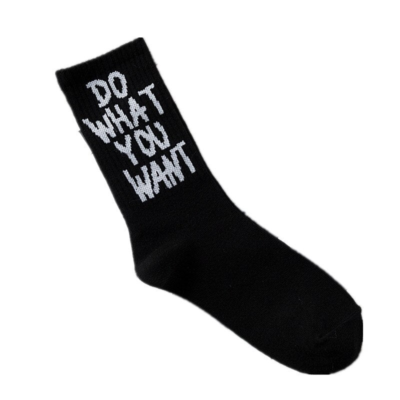 Do What You Want Unisex Quote Socks