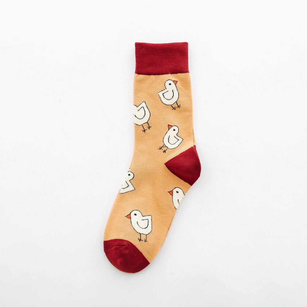 Bamboo and Organic Cotton Fun Print Socks