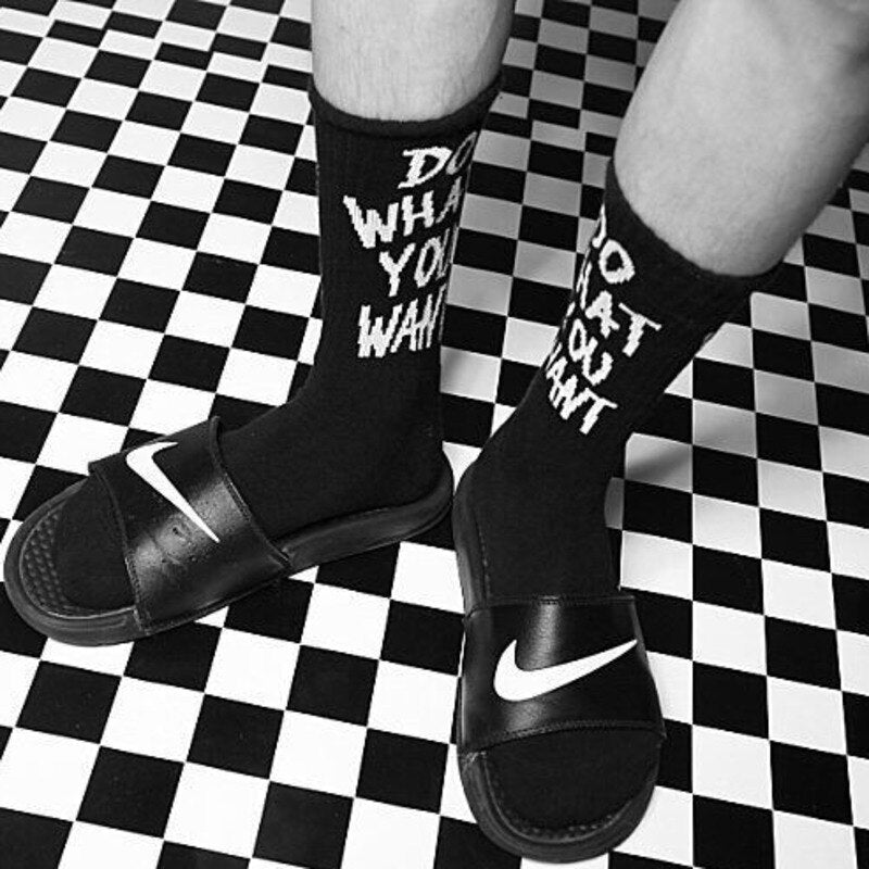 Do What You Want Unisex Quote Socks