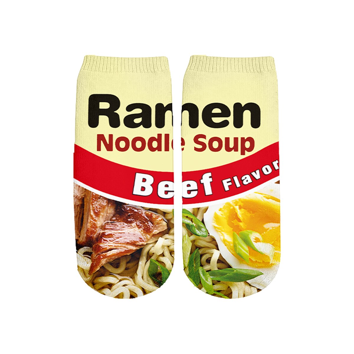 Ramen Noodles Fun Socks