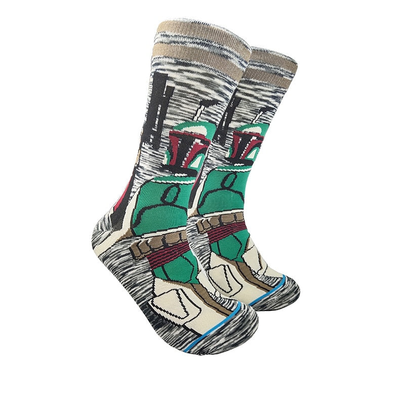 Star Wars Movie, Master Yoda, R2-D2, Cosplay, Wookie, Novelty Unisex Socks