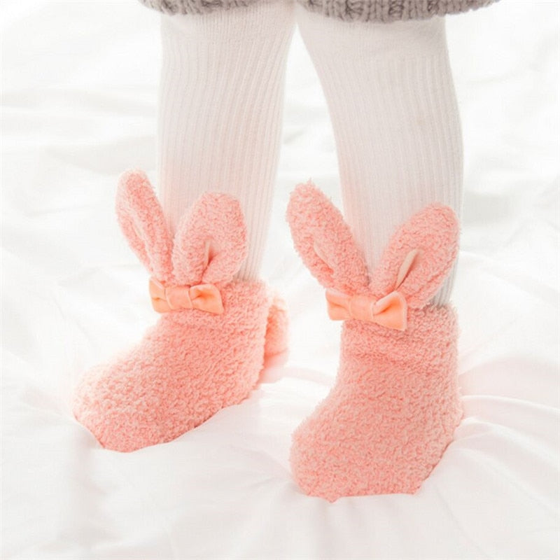 Baby Fleece Bunny Slippers