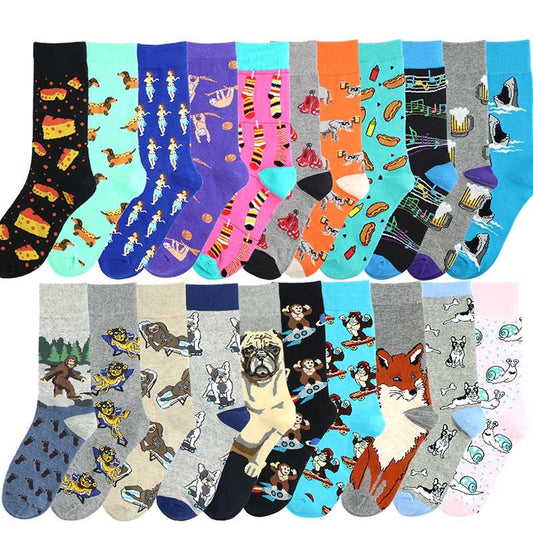 Fun Printed Socks for Men