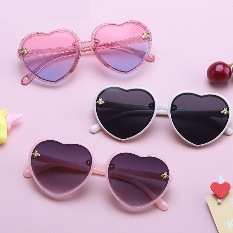 Children's Heart Shaped Sunglasses