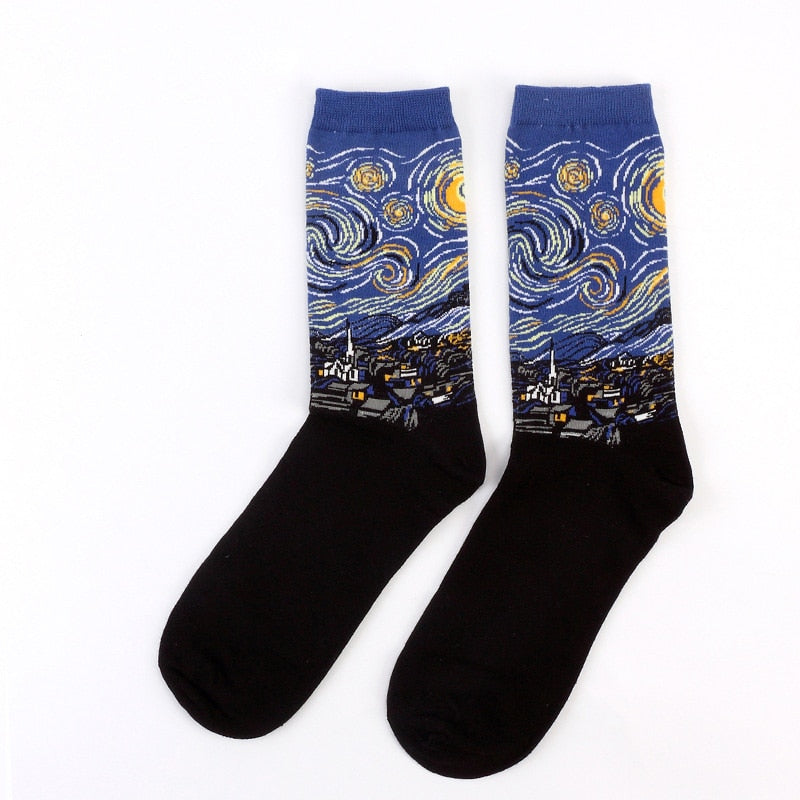 Retro Painting Unisex Socks