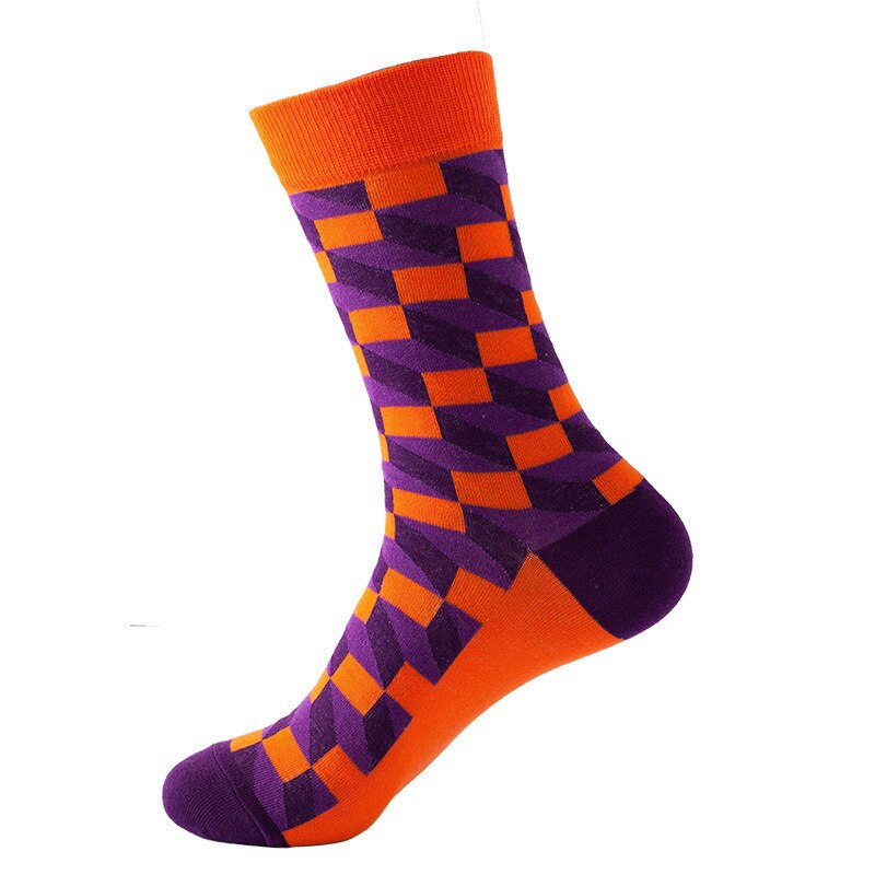 Men's Cotton Socks, Gradient Color