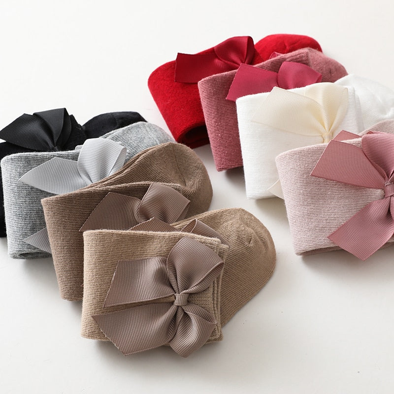 Girls Bow Socks