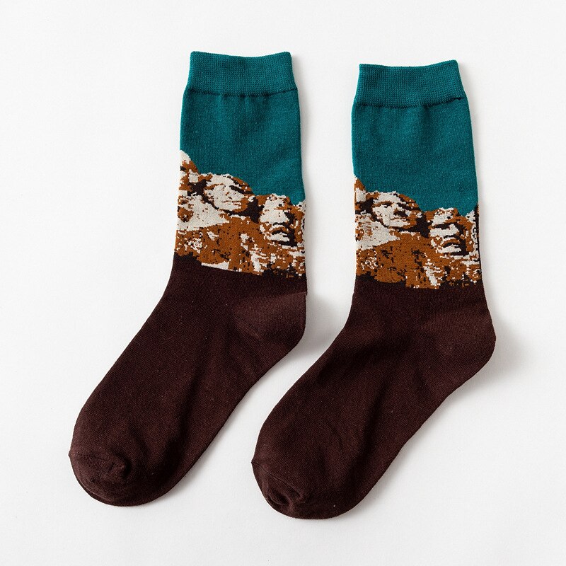 Retro Painting Unisex Socks