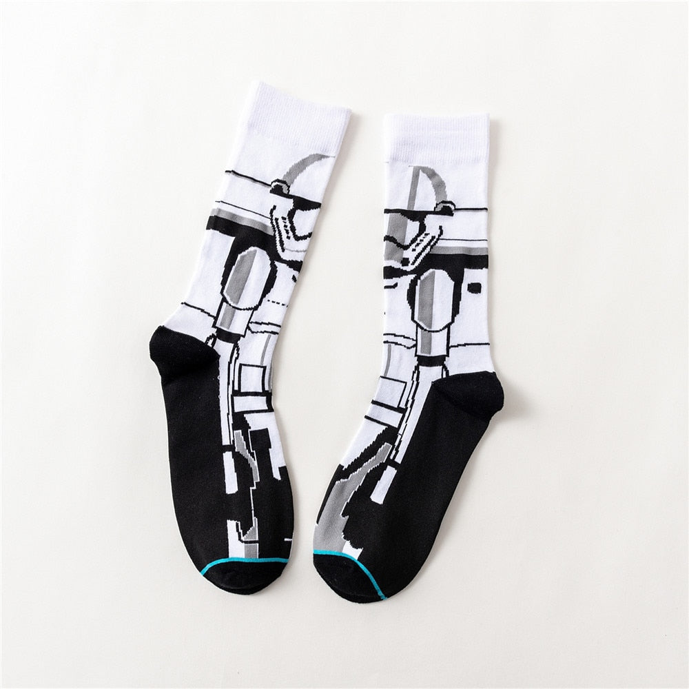 Star Wars Movie, Master Yoda, R2-D2, Cosplay, Wookie, Novelty Unisex Socks