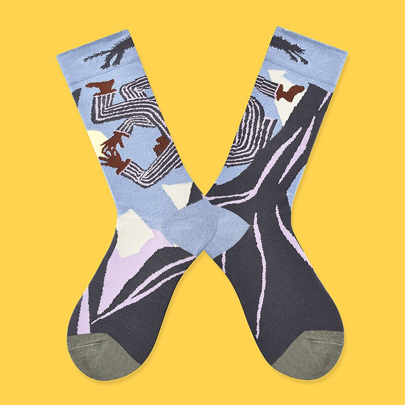 Artsy Tube Socks for Ladies