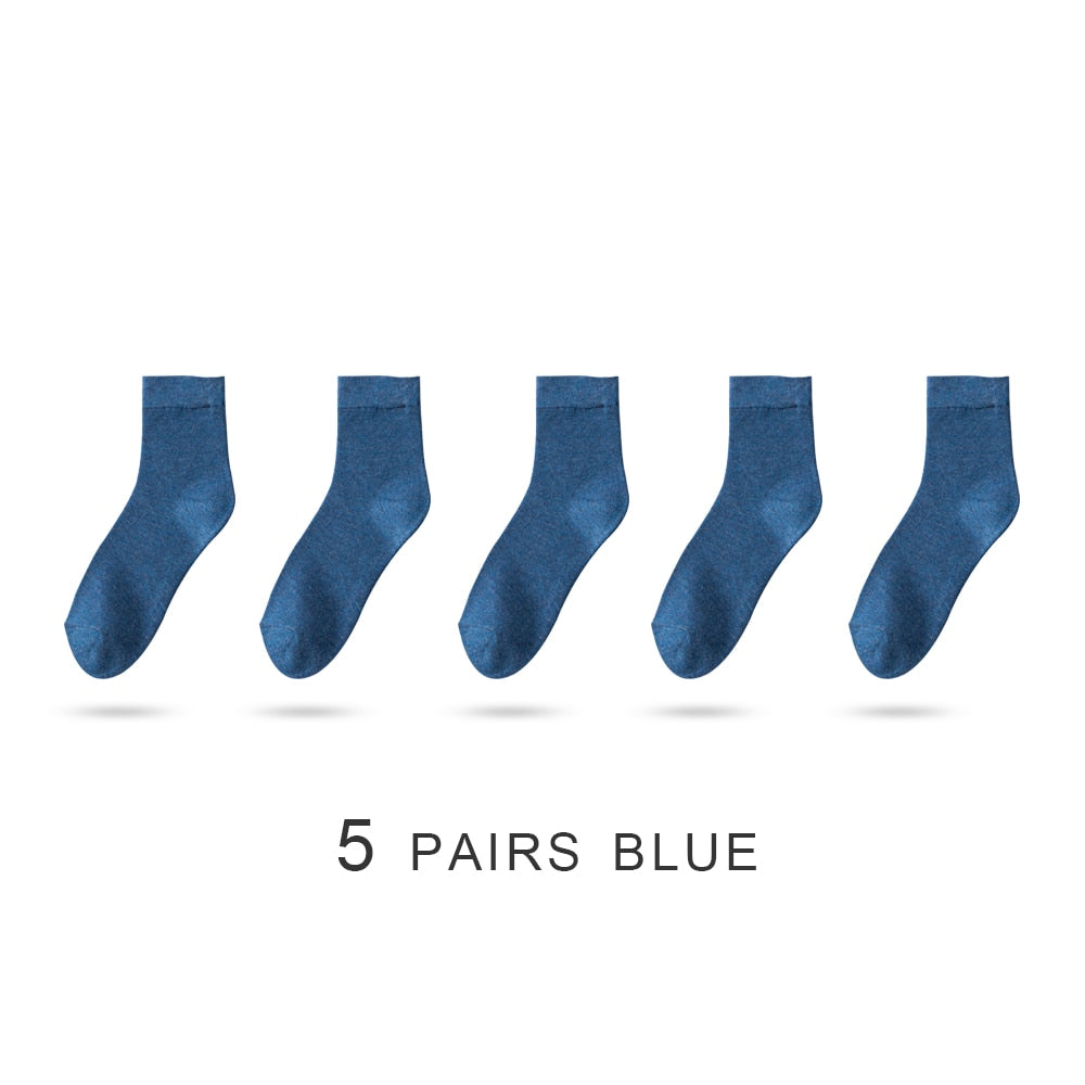 Women's Bamboo Fiber Socks, Five Pair Bundle