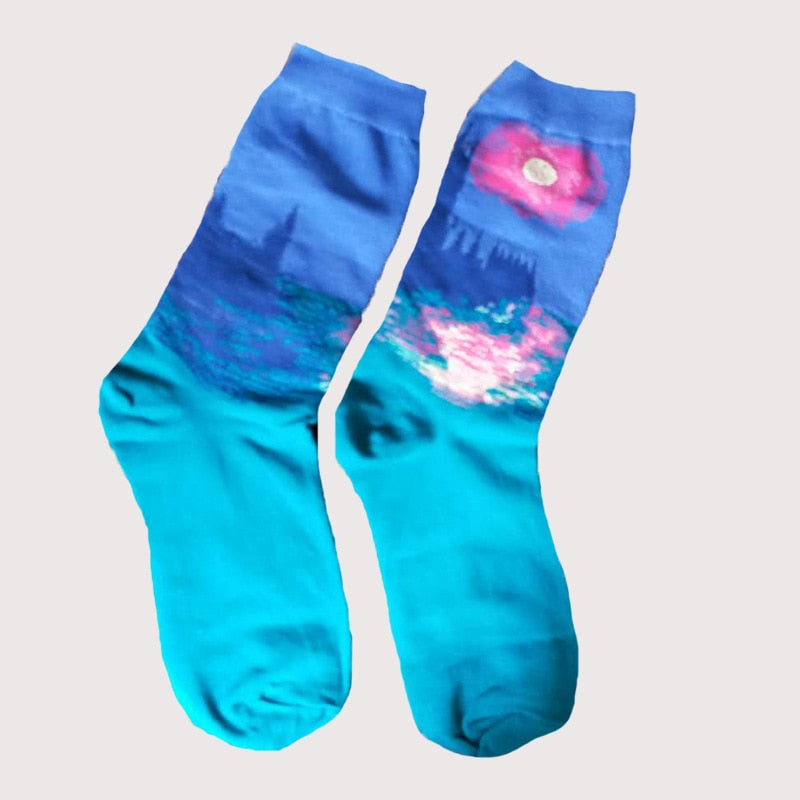 Retro Painting Unisex Socks