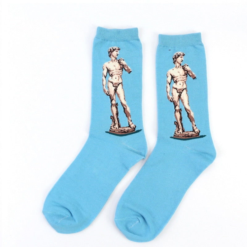 Retro Painting Unisex Socks