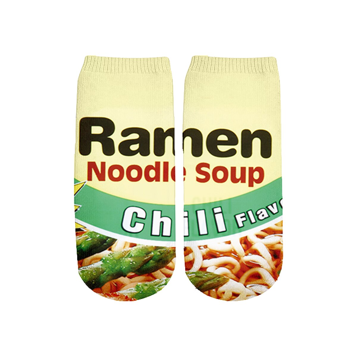 Ramen Noodles Fun Socks