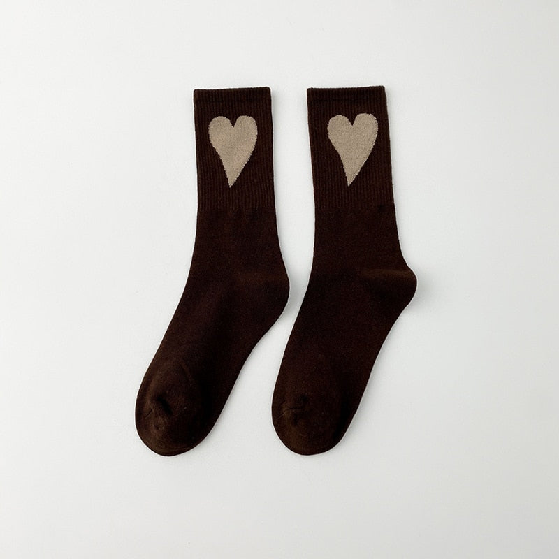 Organic Cotton Heart On Your Ankle Socks