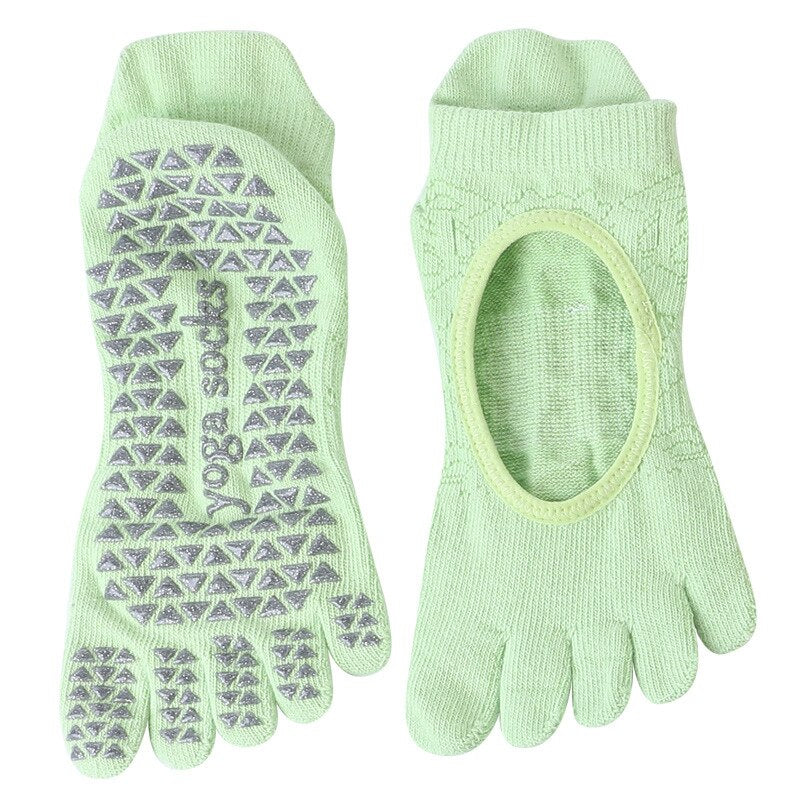 Five Toed Anti-Slip Grip Yoga/Pilates Socks