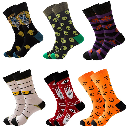 Fun Fall Time Socks! Skulls, Aliens, Pumpkins and more!