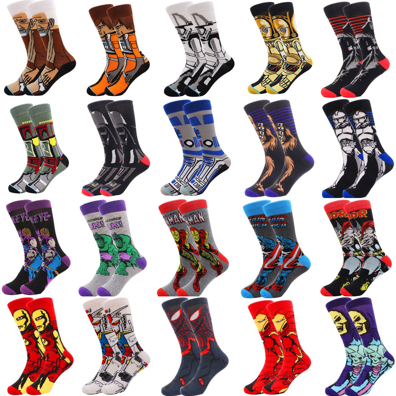 Men's & Women's Comic Book Socks