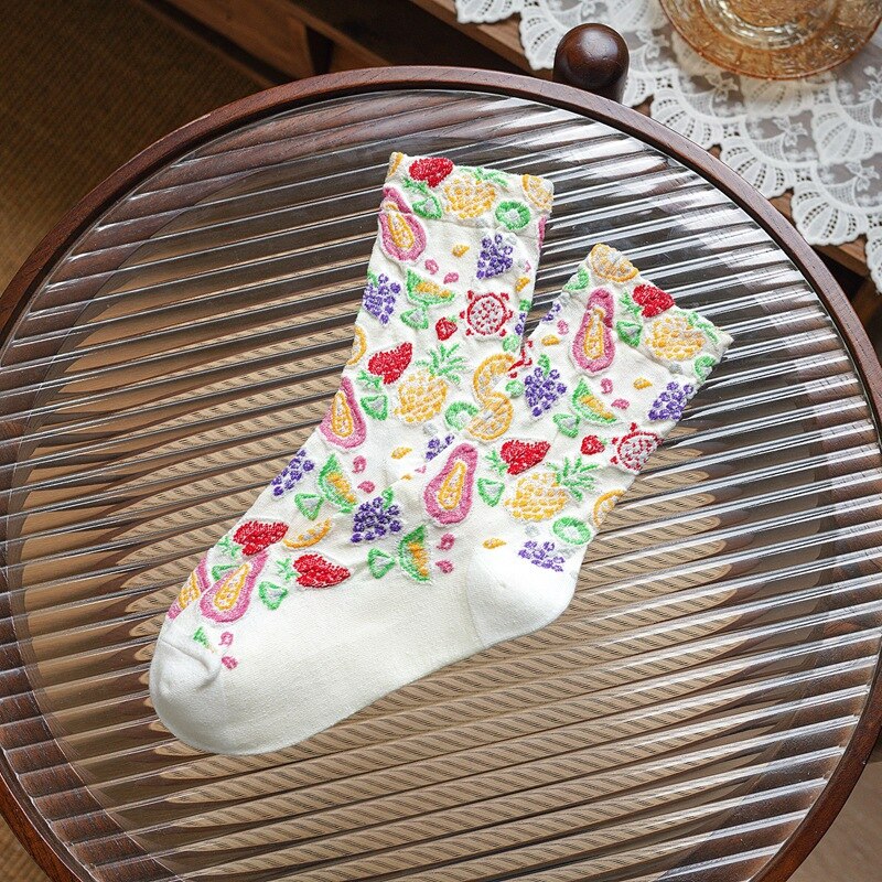 Women's Embroidered Socks