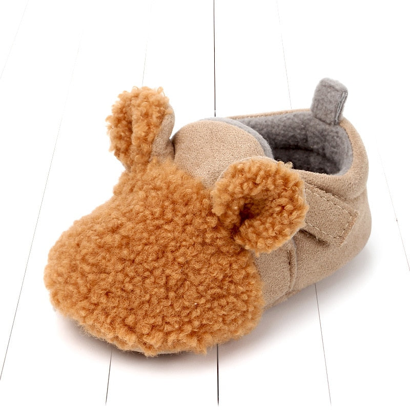 First Walker Animal Paw Slippers 0-18mos