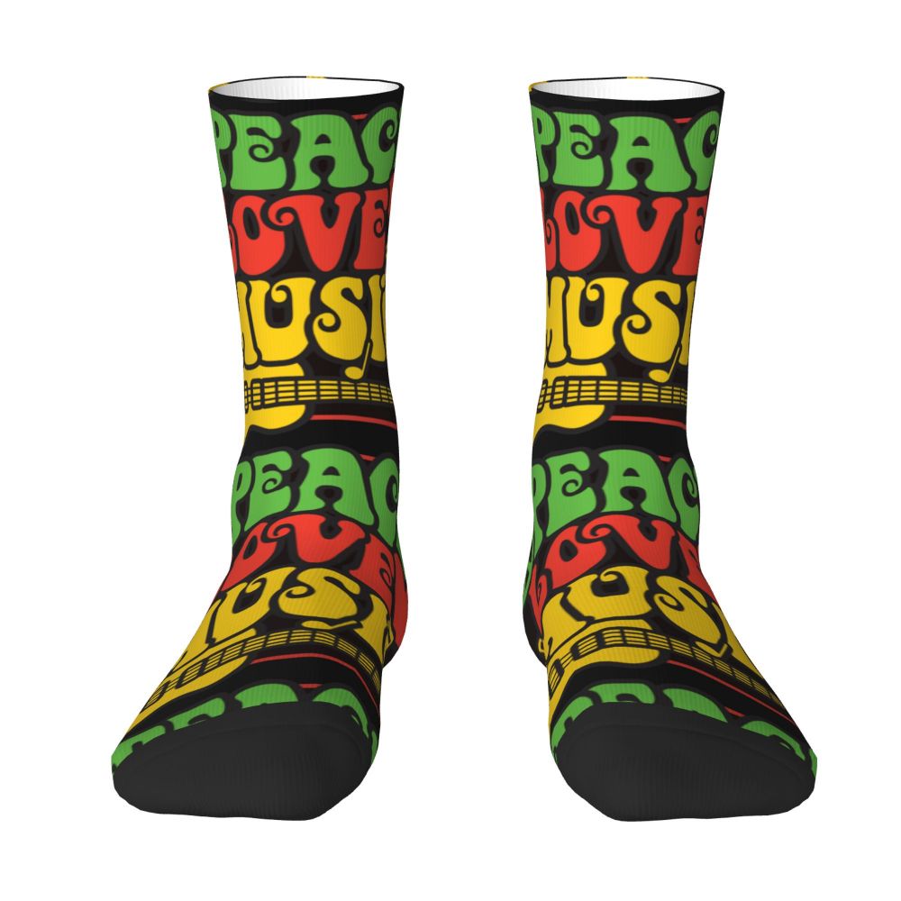 Peace Love Music Unisex Socks