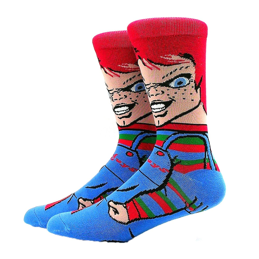 Comic Book, Anime, Yoda, Star Wars Novelty Socks