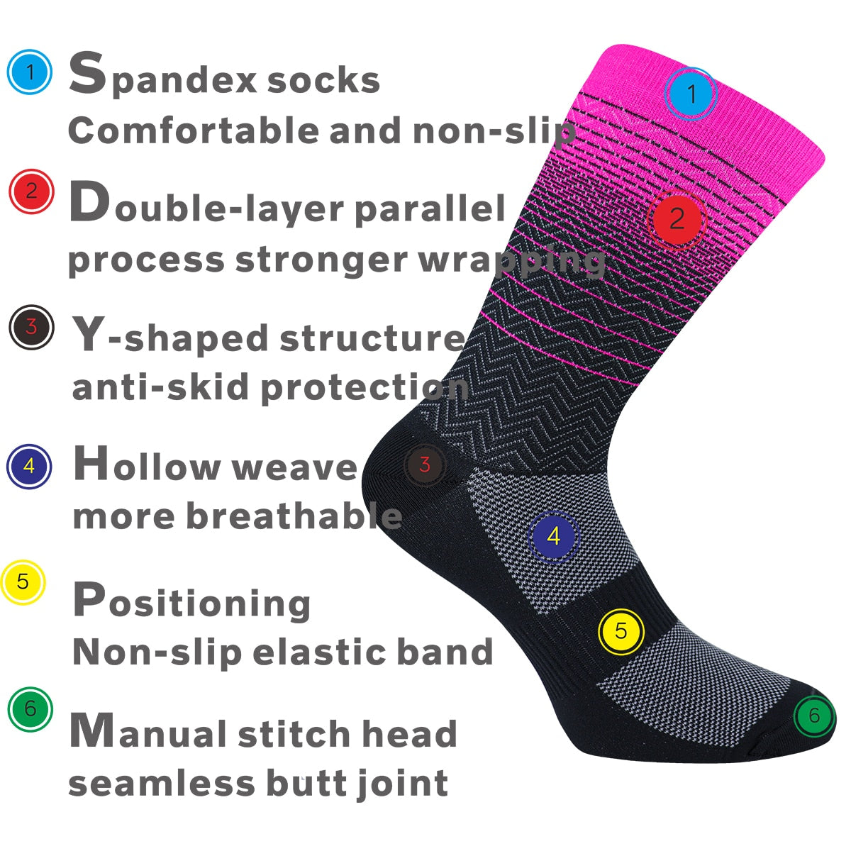 Professional Athletic High Quality Men and Women Socks